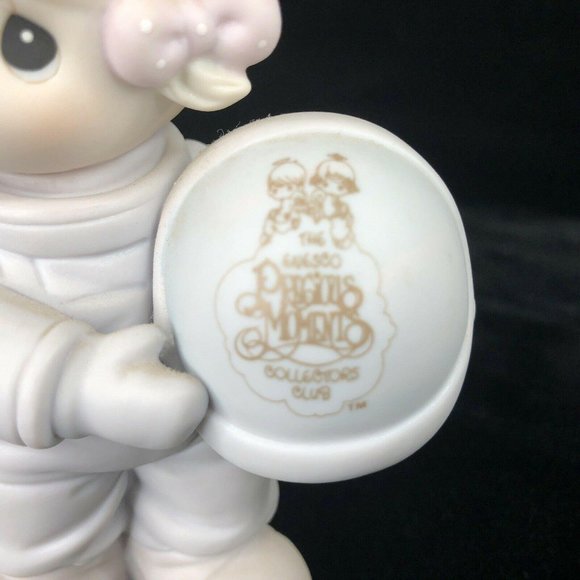 1991 Precious Moment The Club Thats Out of the World Girl in Space Suit Figurine - Picture 3 of 7